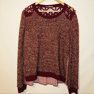 Miss Me Sweater Blouse Women’s Size Large